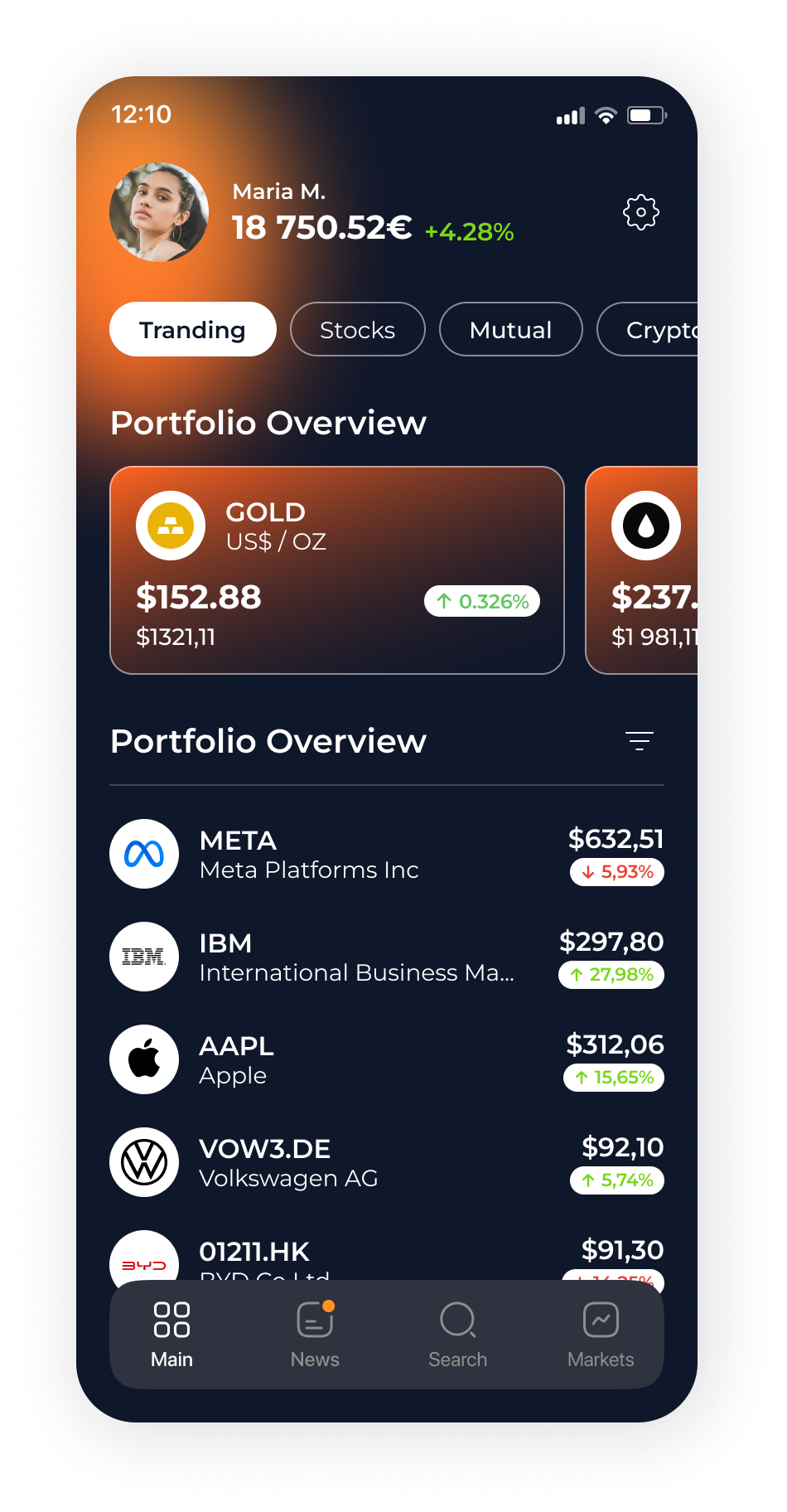 App GPMVS — supervisa tu inversión en oro